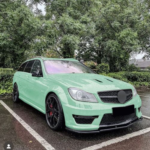 Front Bumper Spoiler Lip Kit For Benz C-Class W204 S204 AMG Line 2011-2014 New, US $81.34, image 7