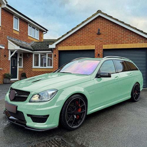 Front Bumper Spoiler Lip Kit For Benz C-Class W204 S204 AMG Line 2011-2014 New, US $81.34, image 8