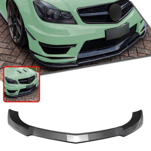 Front Bumper Spoiler Lip Kit For Benz C-Class W204 S204 AMG Line 2011-2014 New, US $81.34, image 9