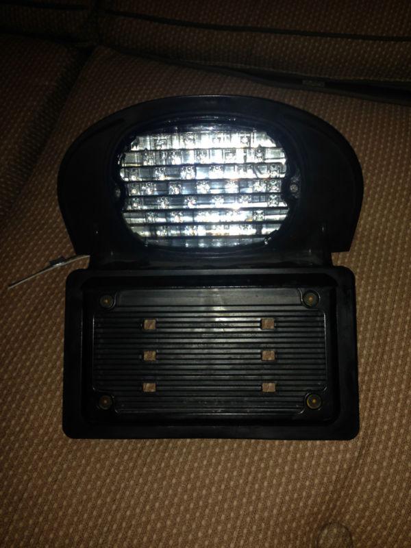 Smoked taillight and license plate mount 2008 softail