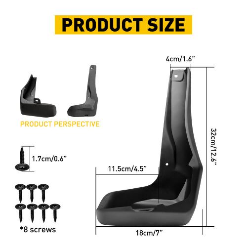 For 2017-2021 Civic Honda Hatchback Mud Flaps Splash Guards Fender Car Mudguard, US $24.99, image 5