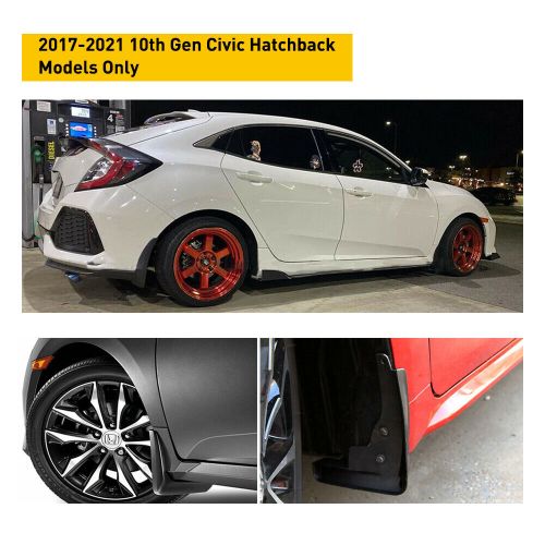 For 2017-2021 Civic Honda Hatchback Mud Flaps Splash Guards Fender Car Mudguard, US $24.99, image 9