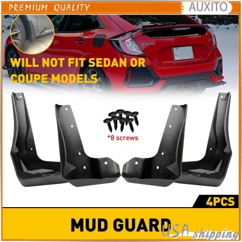 For 2017-2021 Civic Honda Hatchback Mud Flaps Splash Guards Fender Car Mudguard, US $24.99, image 10