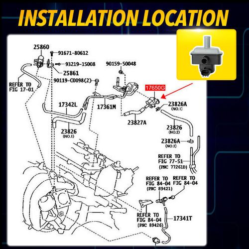 For Toyota Corolla Lexus 90910-12283 Vapor Canister Purge Solenoid Valve EXC, US $19.99, image 4