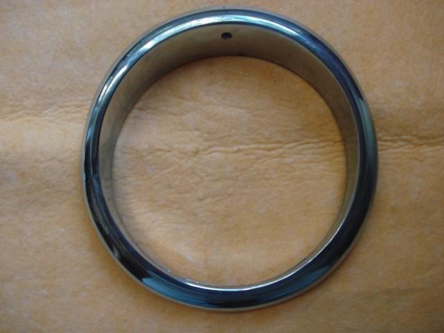 Used 1959-60 studebaker lark/ champ truck headlight bezel/nice