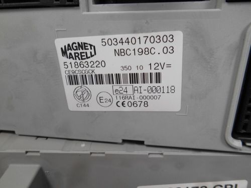 Keys ECU Kit Fiat Bravo 198 1.6 16V 120cv 198A2000 2011 51892676, US $425.44, image 4