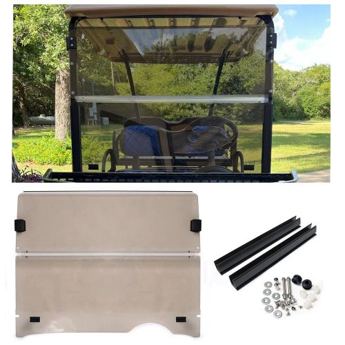For EZGO RXV Golf Cart Windshield Folding Tinted Windscreen Impact Resistant, US $74.99, image 10