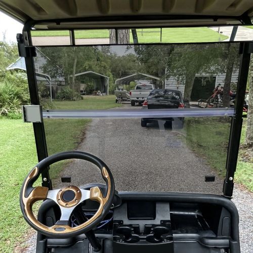 For EZGO RXV Golf Cart Windshield Folding Tinted Windscreen Impact Resistant, US $74.99, image 13