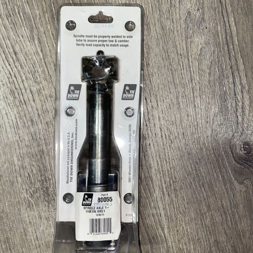 Tie down engineering 80055 axle spindle 7" x 1-1/4" rd spindle 1" bearing 11011