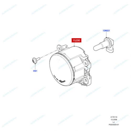 1pcs Front Bumper Fog Driving Light r For LR Range Rover / Sport Discovery LR4, US $39.99, image 3