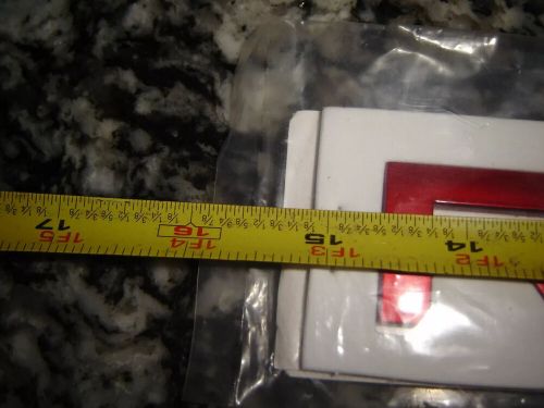 "range rover" replacement 3d iden lettering for hood or tailgate adhesivebacking