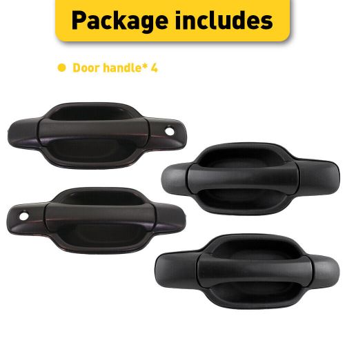 4pcs Front Rear Door Handle Exterior For 2004-2012 GMC Canyon Chevy Colorado, US $40.99, image 2