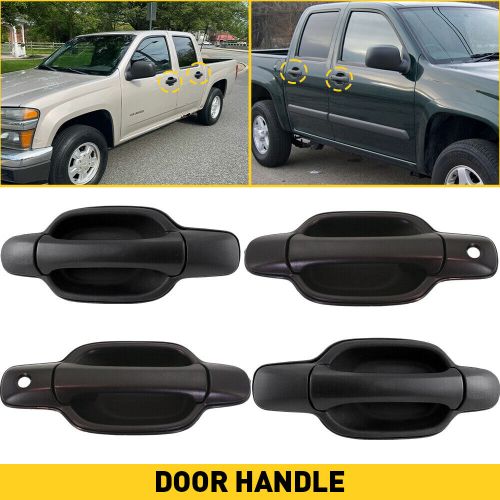 4pcs Front Rear Door Handle Exterior For 2004-2012 GMC Canyon Chevy Colorado, US $40.99, image 6