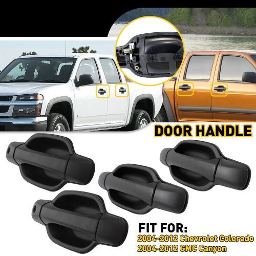 4pcs Front Rear Door Handle Exterior For 2004-2012 GMC Canyon Chevy Colorado, US $40.99, image 8