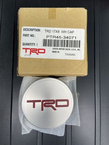 New  oem trd toyota racing development center cap ptr45-34071