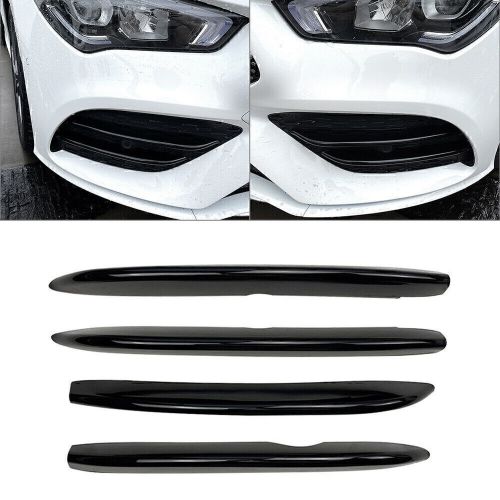 Front Fog Light Decorative Cover Trim For Mercedes Benz CLA C118 2020+ ABS Black, US $25.28, image 8