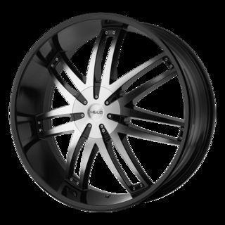 20" helo he868 gloss black with 285/50/20 sunny sn3980 street tires wheels rims