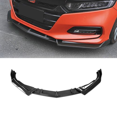 For Honda Accord 2018-2020 Front Bumper Lip Spoiler Carbon Fiber Style Body Kits, US $119.99, image 2