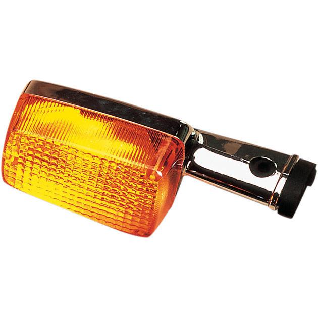 K&s dot turn signal s/f rear chrome amber fits honda cb750l 750 four ltd 1979
