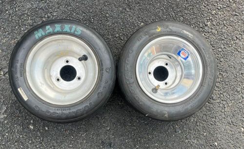 (2) MAXXIS HT3 10.5x4.50-6 Kart Racing Tires On Wheels, US $150.00, image 4