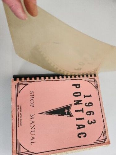 1963 Pontiac Shop Manual Pontiac Motor Division General Motors Corp. Book, US $29.37, image 2