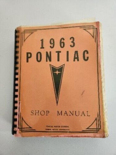 1963 Pontiac Shop Manual Pontiac Motor Division General Motors Corp. Book, US $29.37, image 6