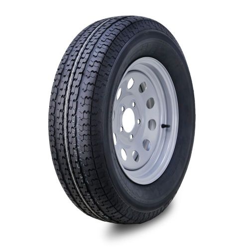 Free country trailer tire rim st205/75r15 8-ply silver mod rim 5 lug on 4.5&#034;