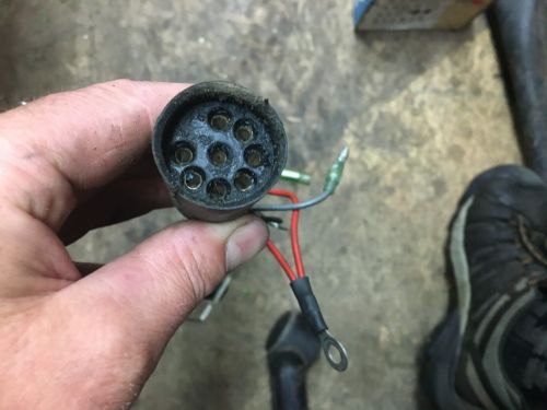 MERCURY MARINER WIRING HARNESS CONNECTOR 3 CYLINDER 40 50 60 70 80 90 HP 88573-, C $29.95, image 2