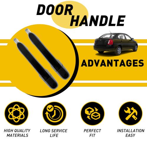 Rear Left+Right Door Handle Exterior Outside For 2006-2011 Hyundai Accent, US $19.99, image 3