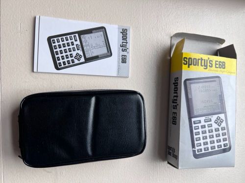 Sporty’s Electronic E6B Flight Computer Calculator w/ Case, Manual And Box, US $31.99, image 2