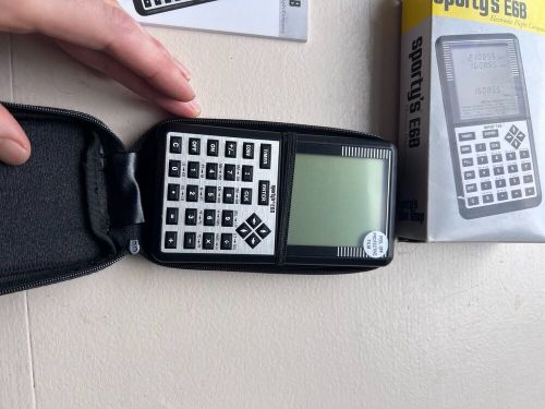 Sporty’s Electronic E6B Flight Computer Calculator w/ Case, Manual And Box, US $31.99, image 3