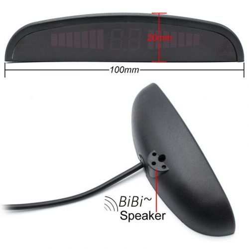 Rear Buzzer Radar System Kit Sound Alarm 4 Parking Sensors Car Reverse Backup, US $29.79, image 9