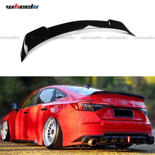 For 2022-2024 Honda Civic Si Style Painted Glossy Black Sport Trunk Spoiler Wing, US $79.04, image 7