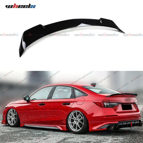 For 2022-2024 Honda Civic Si Style Painted Glossy Black Sport Trunk Spoiler Wing, US $79.04, image 11