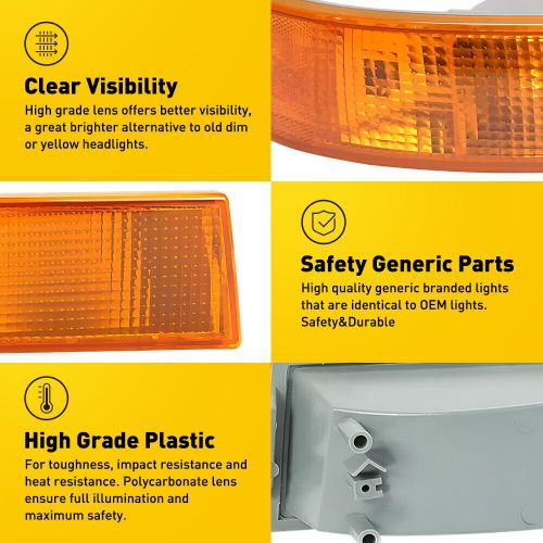 Turn Signal Parking Light Assemblies Fits For 2003-2014 Chevrolet Express 1500, US $45.99, image 2