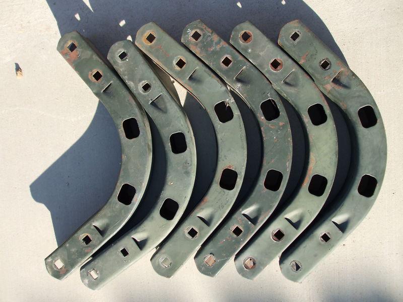 Purchase USED Dodge M37 Truck / M105 11/2 Ton Trailer Top Bow Corners and Hardware 6ea in Paso