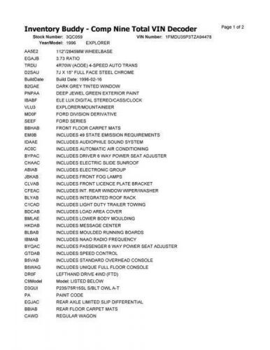 Driver Rear Window Regulator Electric Sport Trac Fits 95-05 EXPLORER 586081, US $52.39, image 4