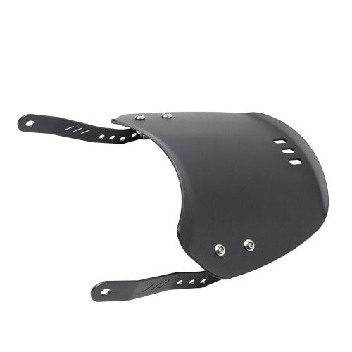 Universal motorcycle windshield windscreen w/bracket for 6-8'' round headlight