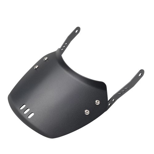 Universal Motorcycle Windshield Windscreen W/Bracket For 6-8'' Round Headlight, US $, image 3