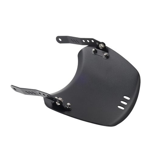 Universal Motorcycle Windshield Windscreen W/Bracket For 6-8'' Round Headlight, US $, image 5