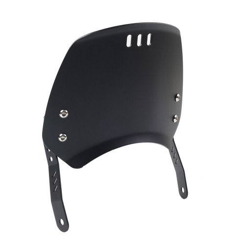 Universal Motorcycle Windshield Windscreen W/Bracket For 6-8'' Round Headlight, US $, image 9