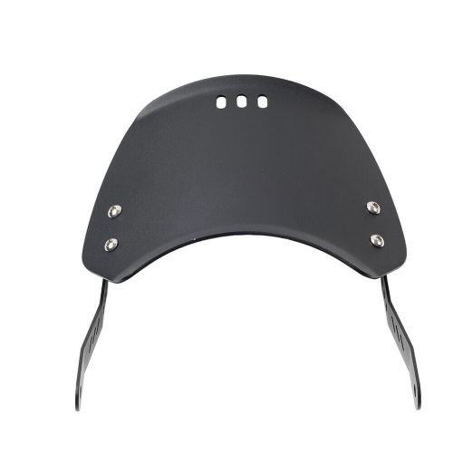 Universal Motorcycle Windshield Windscreen W/Bracket For 6-8'' Round Headlight, US $, image 11