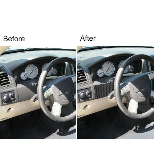 1x Carbon Fiber Sticker Dashboard under Decal Trim For Chrysler 300 2005-2007, US $59.52, image 9