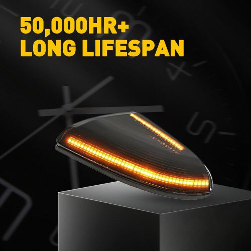 White Amber LED Puddle Lights For 09-22 Dodge RAM Side Mirror Lights Signal Lamp, US $39.99, image 11