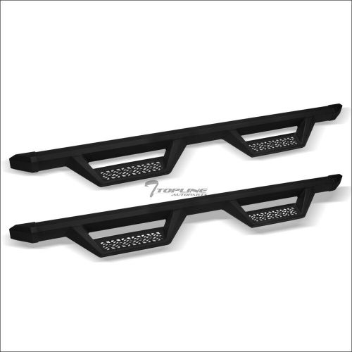 Topline For 2009-2018 Dodge Ram Crew Aluminum Hoop Drop Step Bars v2 - Matte Blk, US $239.00, image 7