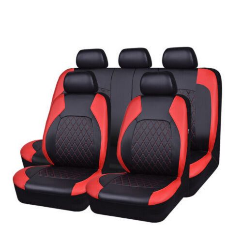 9 Pcs Set Front Rear Cushion PU Leather 5-Sits Car Seat Covers Full Interior, US $69.01, image 4