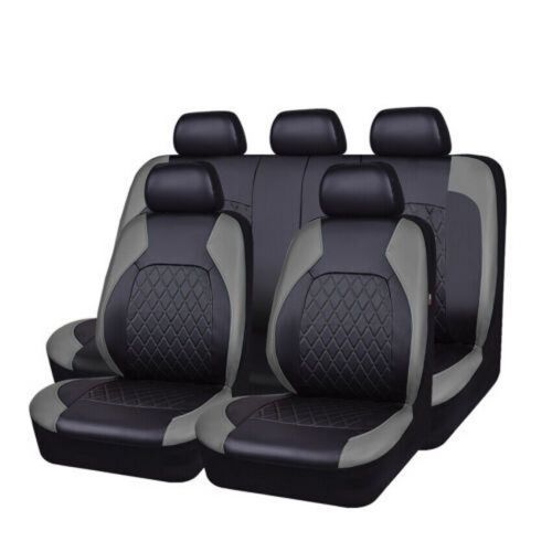 9 Pcs Set Front Rear Cushion PU Leather 5-Sits Car Seat Covers Full Interior, US $69.01, image 9