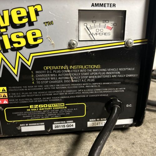 USED Ez Go 36 Volt Power Wise Golf Cart Charger EzGo 28115, US $215.00, image 2