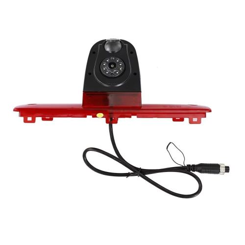 Car brake light dual camera hd reversing camera fit for 2006-2018 fiat ducato