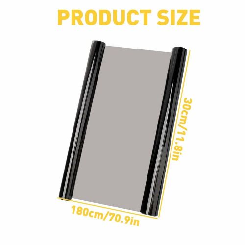 Matte Black Vinyl Wrap Car Headlight Vehicle Sticker Decal Film Air Bubble Free, US $10.99, image 5